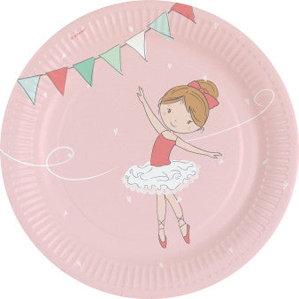 балет Little Dancer Топкаerina пластамасова чиния комплект от 8, 23 см