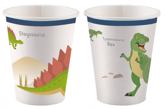 Динозавър Happy paper cup 8 части 250 ml