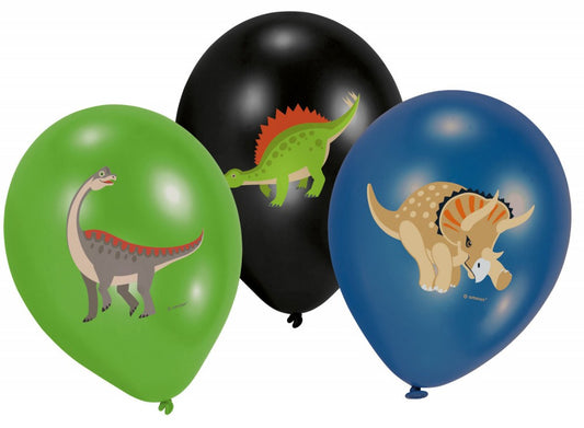 Динозавър Happy Балон, 6 pieces 11 inch (27.5 см)