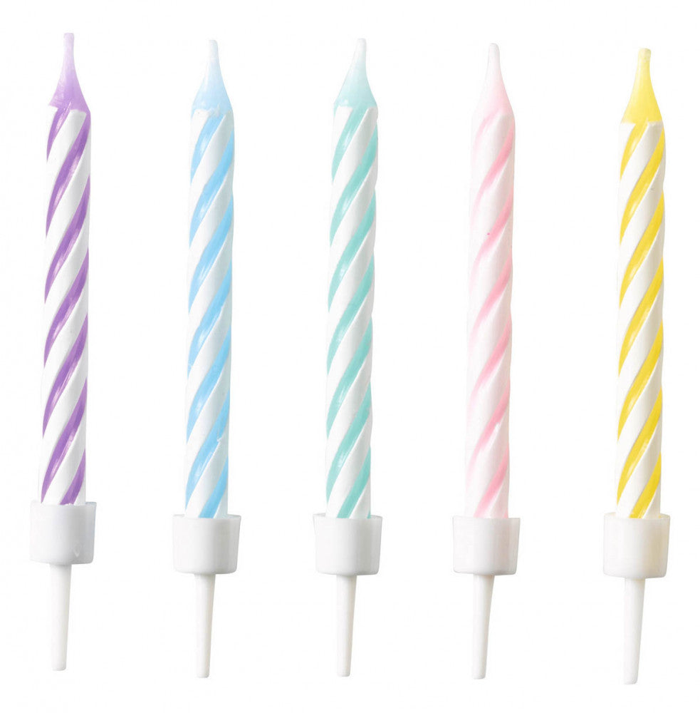 Цвят spiral рожден ден candle, candle комплект 10 части