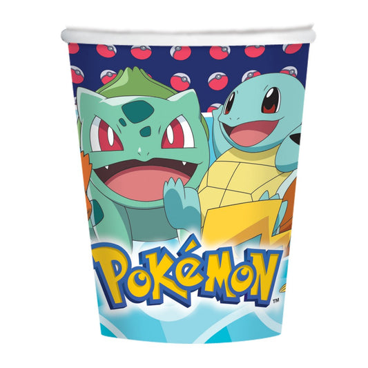 Покемон Initial paper cup 8 части 250 ml