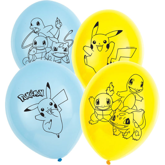 komplekt lateksovi baloni pokemon