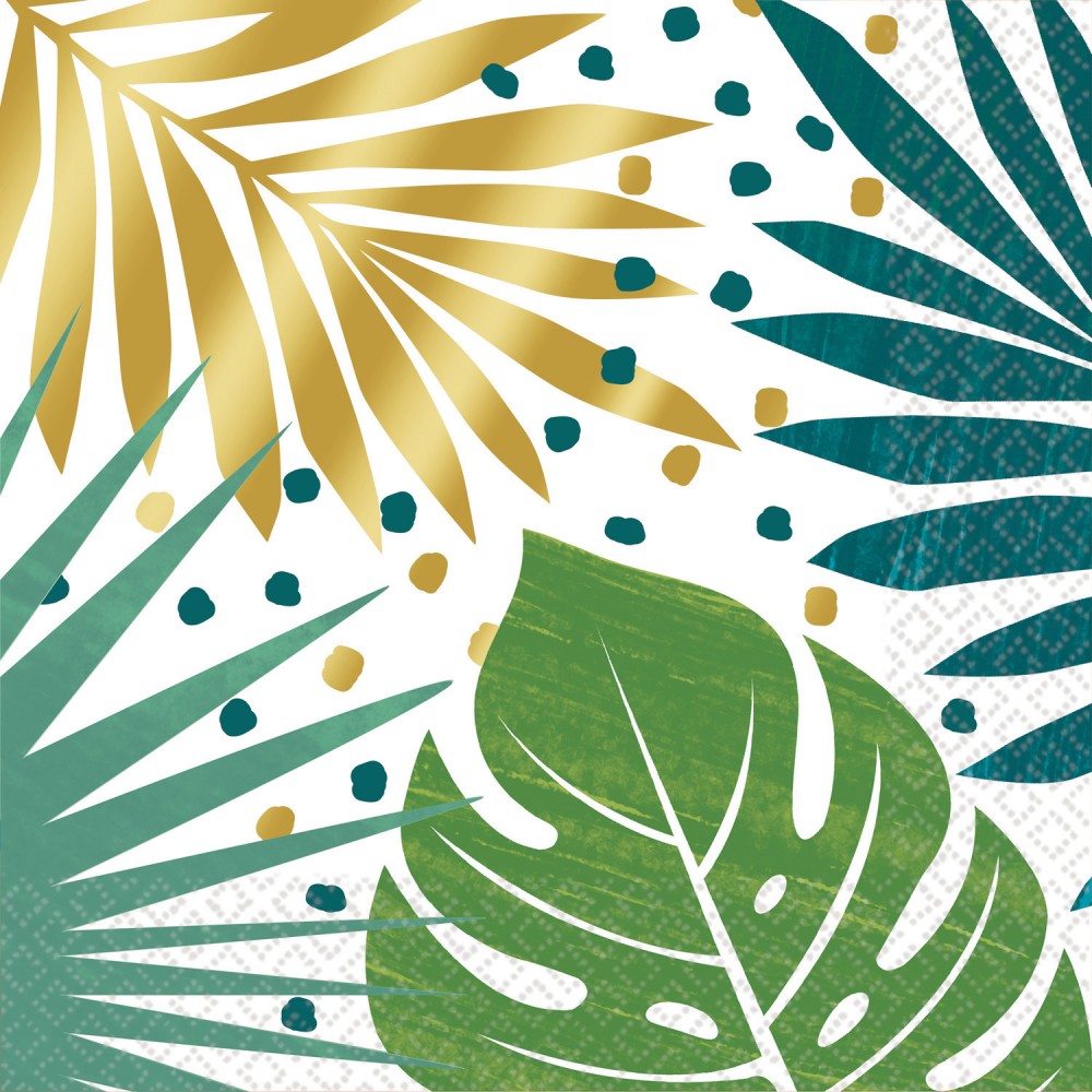 Key West Leaf napkin 16 части 33x33 см