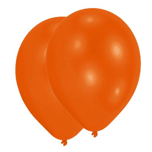 Цвят Orange Orange Балон, 50 части 11 inch (27.5 см)