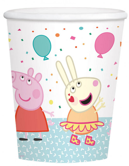 Пепа Пиг Confetti paper cup 8 части 250 ml