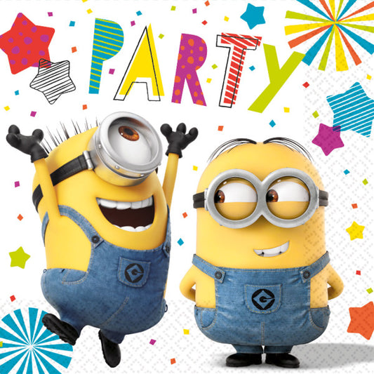 Миниони  Hooray 16-части napkin 33x33 см