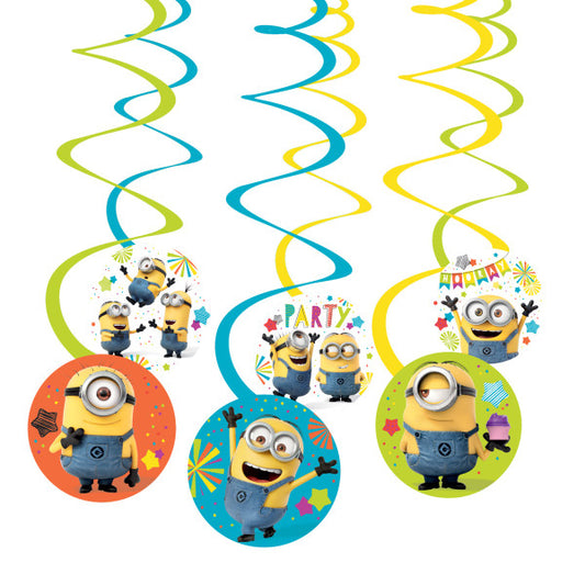 Миниони  Hooray ribbon декорация 6-части комплект