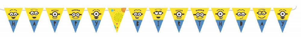 Миниони  flag garland 330 см