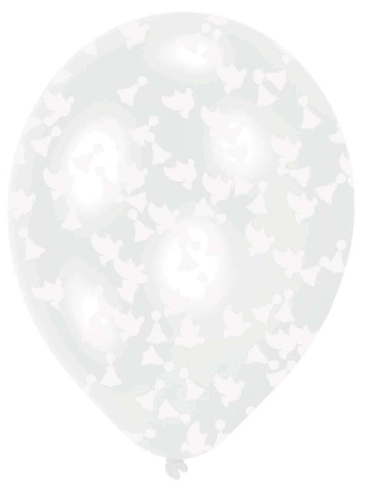 Сватба Clear filled Балон, 6-части 11 inch (27.5 см)