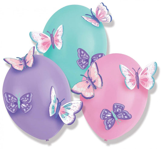 Пеперуда Flutter Балон, 3-части комплект with Аксесоари 14 inches (35.5 см)