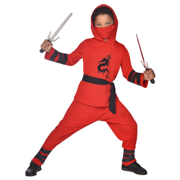 Нинджа Warrior Costume 4-6 години
