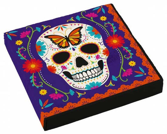 Хелоуин  Day Of The Dead napkin комплект от 16 33x33 см