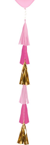Цвят Pastel Розов Балон ribbon + weight h er