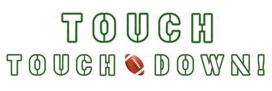 Спорт Touchdown American Футболна топка Sign 180 см