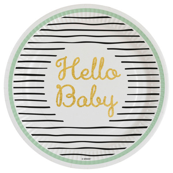 Бебе G  Hello пластамасова чиния 8 части 23 см