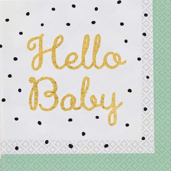 Бебе G  Hello napkin 16 части 33x33 см