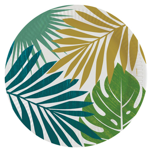 Key West Leaf пластамасова чиния 8 части 23 см