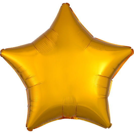 Satin Metallic G  Звезда фолио балон 48 см