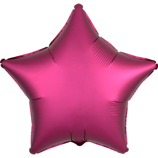 Satin Silk Pomegranate Звезда фолио балон 48 см