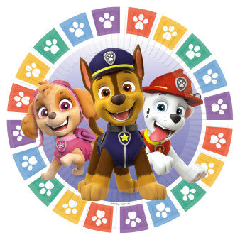 Пес патрул Color Paws пластамасова чиния 8 части 18 см