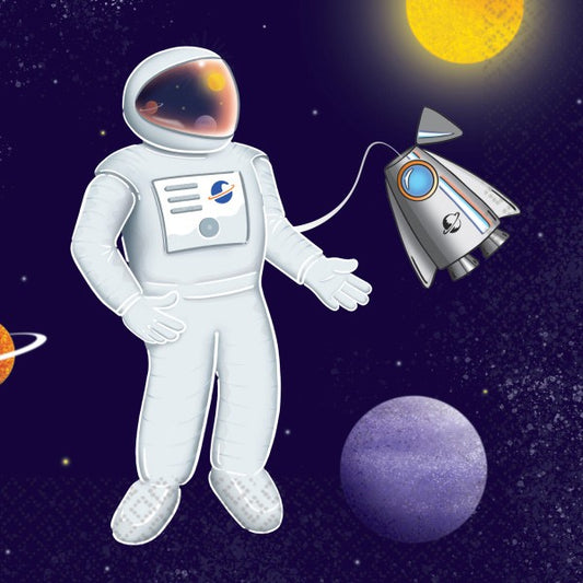 Space Space napkin 16 pieces 33x33 см