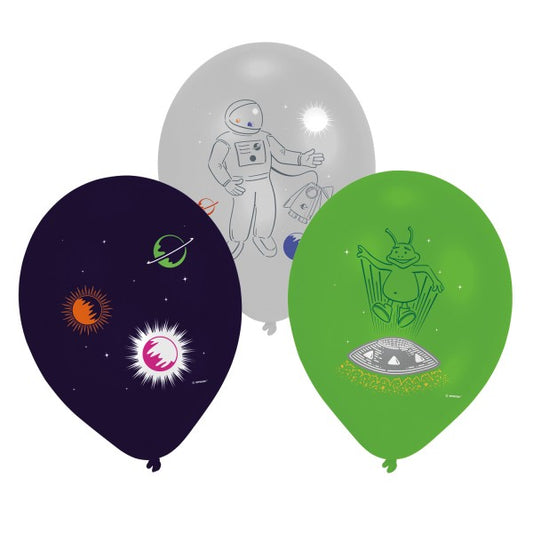 Space Space Балон, 6 части 11 inch (27.5 см)