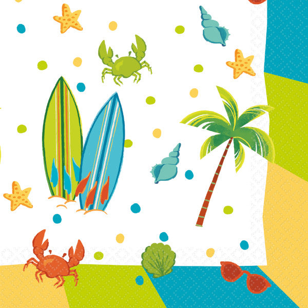 Лято Surf Парти napkin 16 части 33x33 см