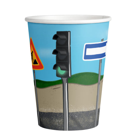 Construction Sand paper cup 8 части 250 ml