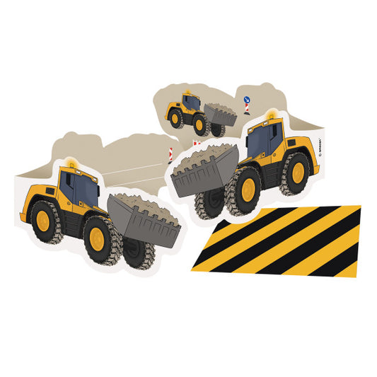 Construction Sand Парти Invitation комплект от 8