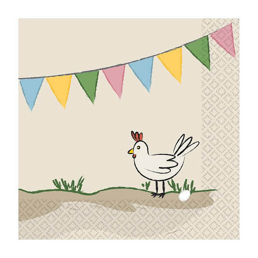 Ферма  Парти napkin 16 части 25x25 см