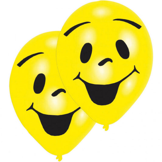 Еможи  Smile Балон, 8 части 10 inch (25.4 см)
