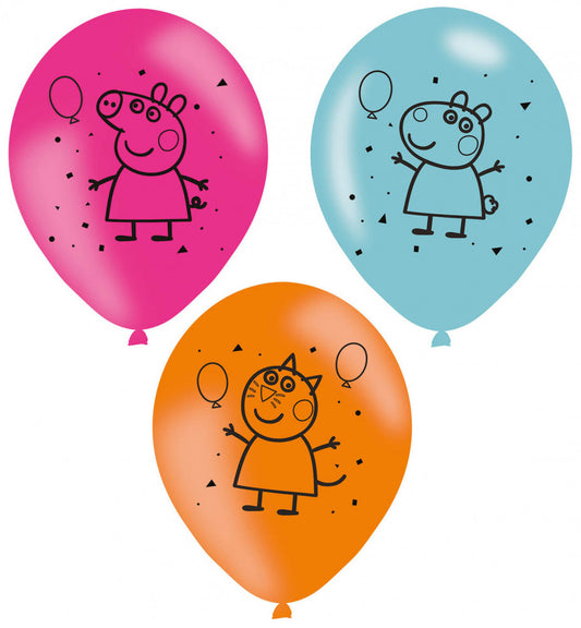Пепа Пиг Confetti Балон, 6 части 11 inch (27.5см)