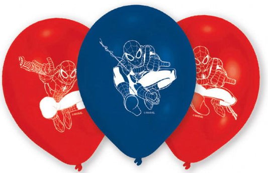Спайдърмен  Jump Балон, 6-части decorative Балон комплект 9 inch (22.8 см)