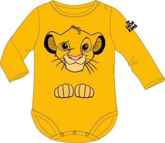 Дисни Цар Лъв Simba Бебе Тялоsuit, romper (68-92)