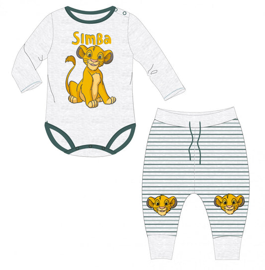 Дисни Цар Лъв Бебе Тялоsuit + Панталони комплект