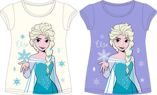 Дисни Замръзналото Кралство Snowflake Magic детско short t-shirt, top 104-134 см
