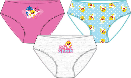 Бебе Акула Yellow детски Бельо, 3 pack бикини