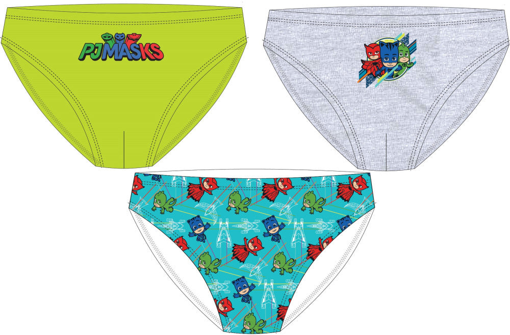 PJ Masks детски Бельо, 3 pack