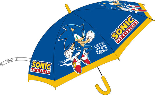 Таралежът Соник Таралежът Соник Children's Semi-Колаатовic Umbrella ?Ш74 см