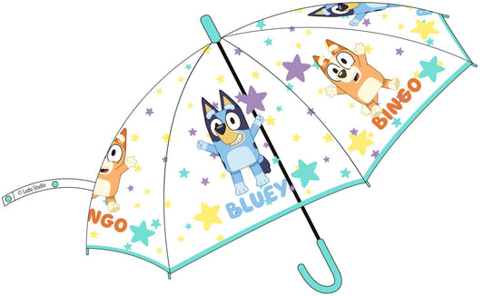 Синy Звезда детски transparent semi-Колаатовic umbrella ?Ш74 см