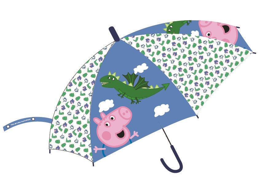 Пепа Пиг Dino детски semi-Колаатовic umbrella ?Ш74 см