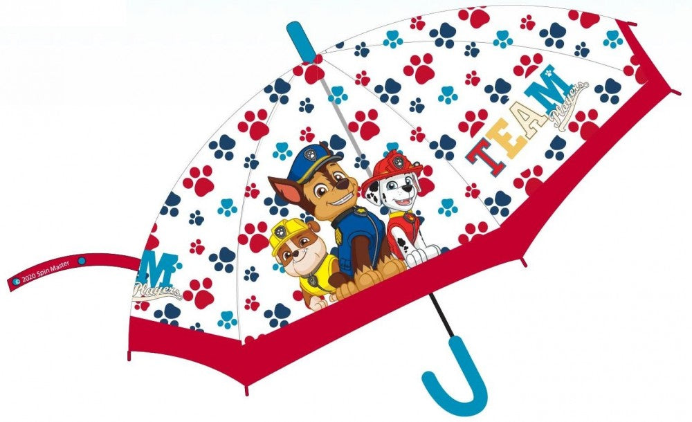 Пес патрул Children's Transparent Semi-Колаатовic Umbrella ?Ш68 см