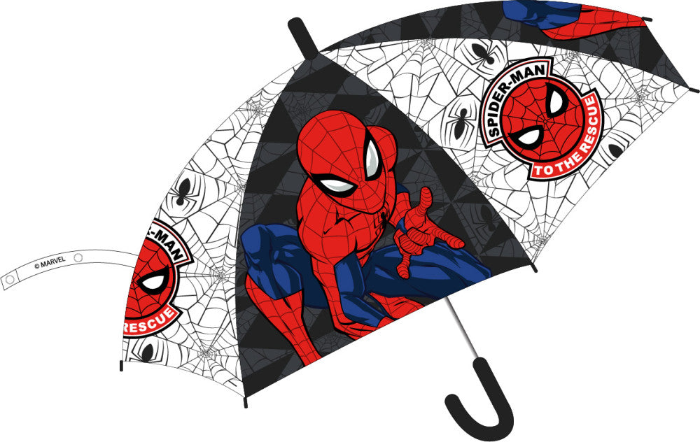 Спайдърмен  Web детски semi-Колаатовic transparent umbrella ?Ш74 см