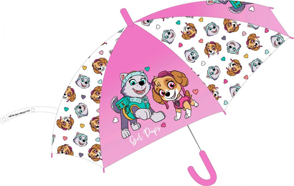 Пес патрул детско semi-Колаатовic transparent umbrella ?Ш74 см