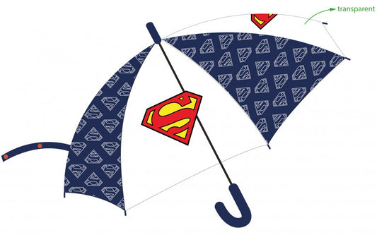 Супермен детски semi-Колаатовic transparent umbrella ?Ш80 см