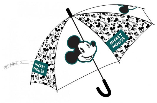 Дисни Мики  transparent semi-Колаатовic детски umbrella ?Ш78 см