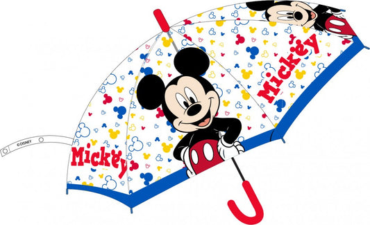 Дисни Мики  детско semi-Колаатовic transparent umbrella ?Ш74 см