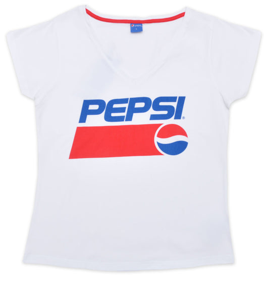 Пепси White Жени's short t-shirt, top XS-XL