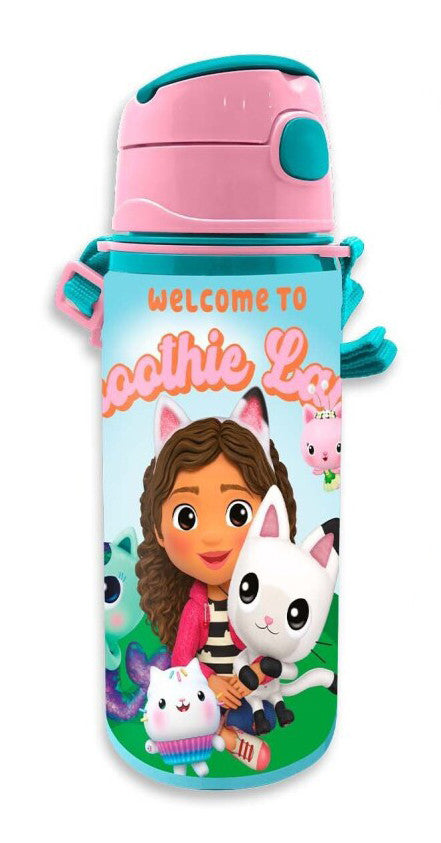 Куклената къща на Габи Smoothie Land aluminum bottle with hook 600 ml