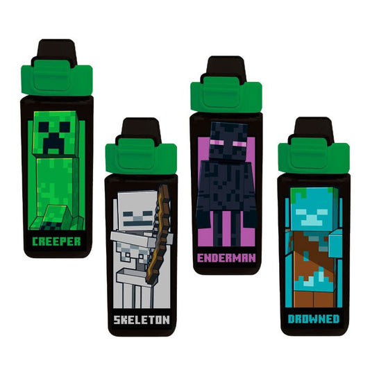 Майнкрафт square plastic water bottle 500 ml